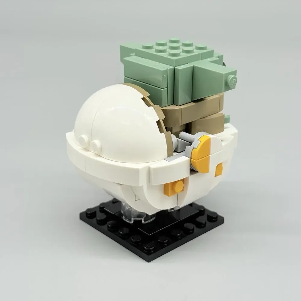 Lego Star Wars 75317 The Mandalorian & The Child Brick Headz + Battle Droid Mini